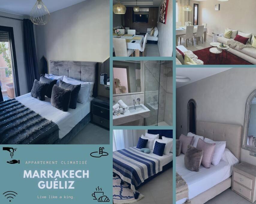 Appartement Neuf Climatise, Centre Marrakech. Marrakesh Eksteriør bilde